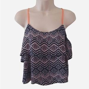 Flowy Patterned Tank Top
